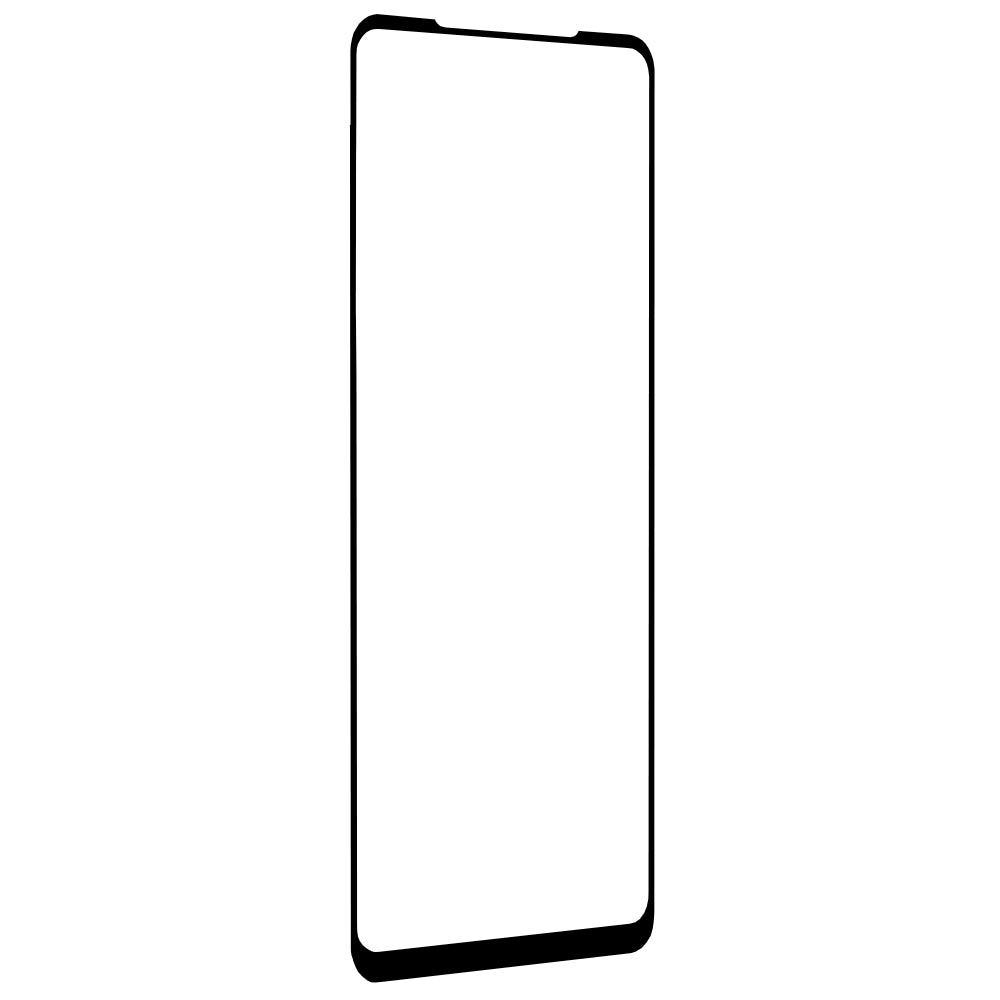 Techsuit Screen Protector Film for Samsung Galaxy A21s A217 / A21 A215, Tempered Glass, Full Glue, 111D, Black
