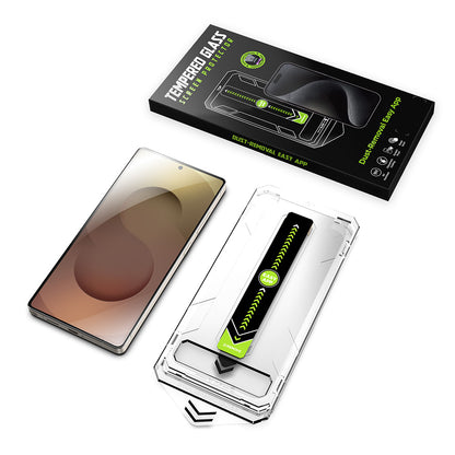 Protector de pantalla Techsuit TitanGlass CrystalHD para Samsung Galaxy S25+ S936 / S24+ S926, vidrio templado, adhesivo completo, juego de 2 piezas