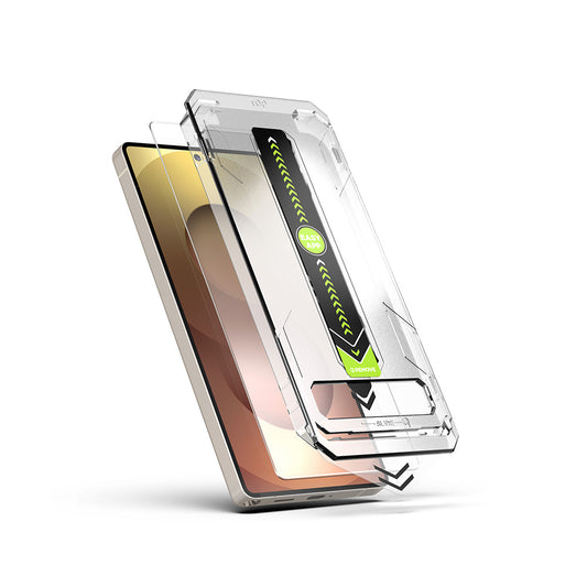 Protector de pantalla Techsuit TitanGlass CrystalHD para Samsung Galaxy S25 S931 / S24 S921, Vidrio templado, Pegamento completo