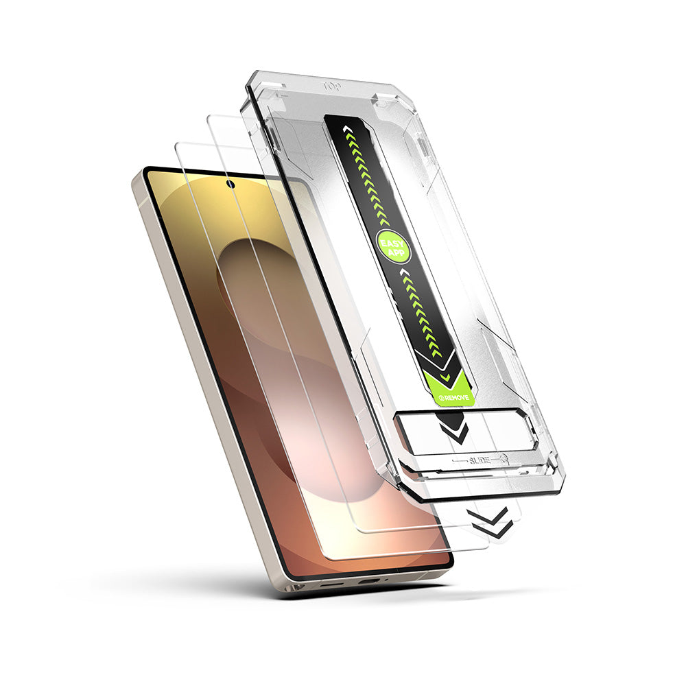 Protector de pantalla Techsuit TitanGlass CrystalHD para Samsung Galaxy S26 Plus, Cristal Templado, Full Glue, Set de 2 piezas.