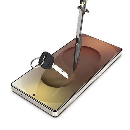 Protector de pantalla Techsuit TitanGlass CrystalHD para Samsung Galaxy S26, Cristal Templado, Adhesivo Completo