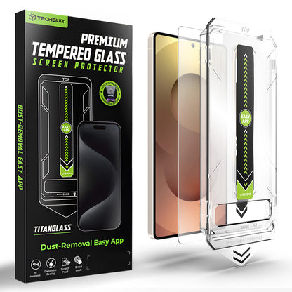 Protector de pantalla Techsuit TitanGlass CrystalHD para Samsung Galaxy S26 Ultra, Cristal Templado, Full Glue