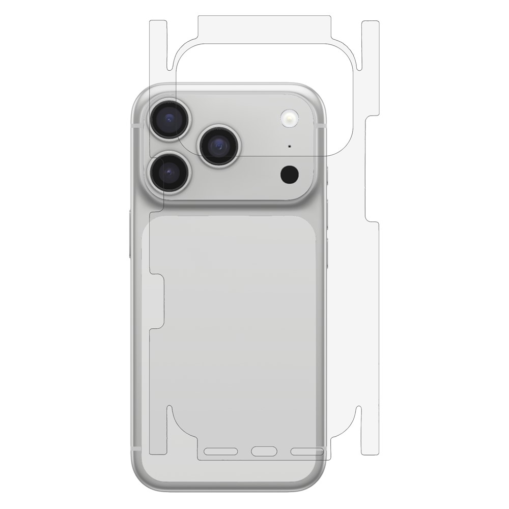 Protector trasero OEM para Apple iPhone 17 Pro, plástico