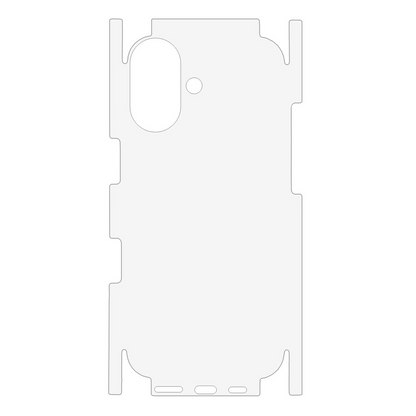 Protector trasero OEM para Apple iPhone 17, plástico