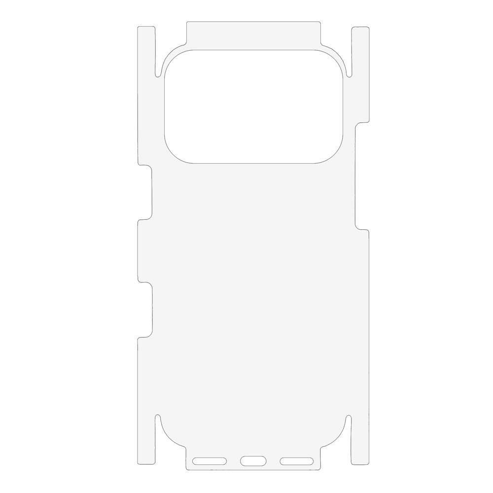 Protector trasero OEM para Apple iPhone 17 Pro, plástico