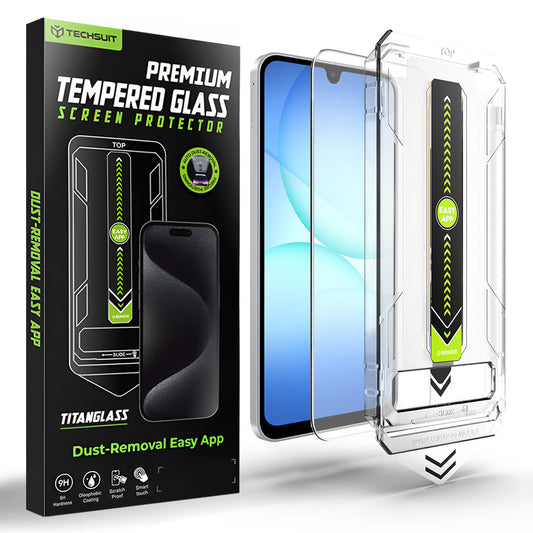 Protector de pantalla Techsuit TitanGlass CrystalHD para Samsung Galaxy A17 5G / A16 5G A166 / A16 4G A165, Vidrio templado