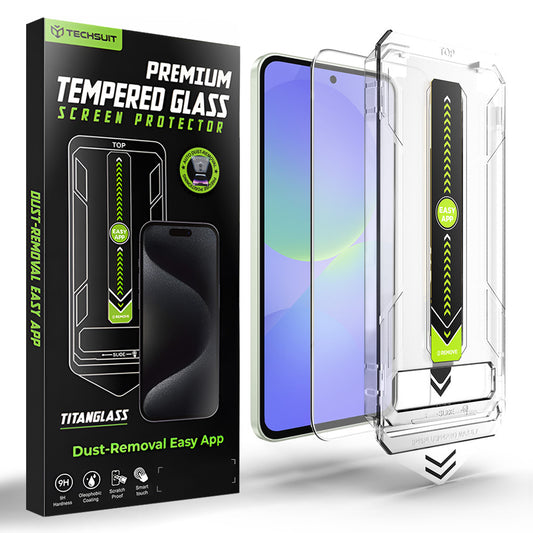 Protector de pantalla Techsuit TitanGlass CrystalHD para Samsung Galaxy A37 5G / A36 A366, Vidrio Templado