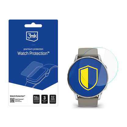 Folie Protección 3MK Arc para Garmin Venu 4 45mm, Set 3 piezas, Plástico