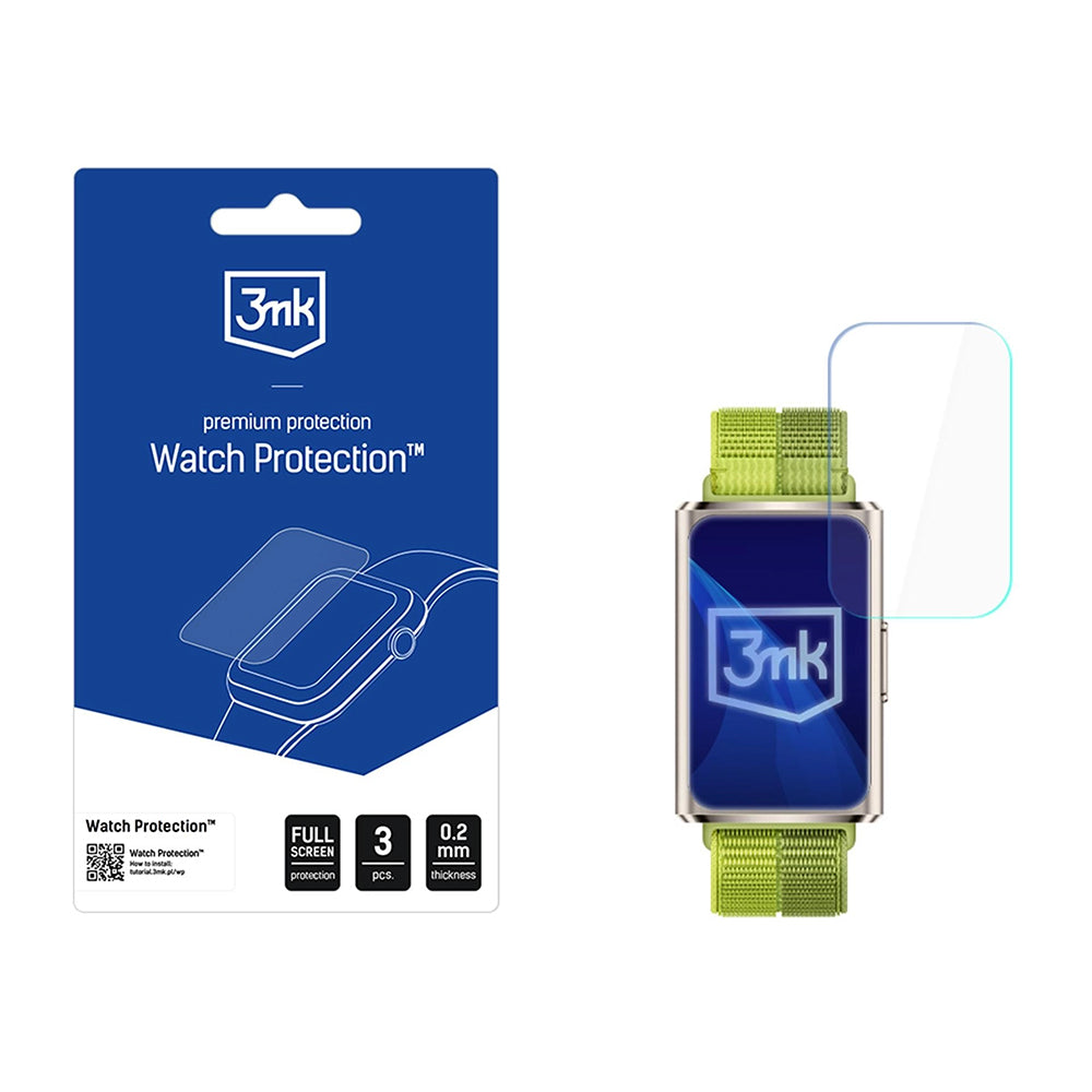 Folie Protección 3MK Arc para Huawei Band 11 Pro, Set 3 piezas, Plástico