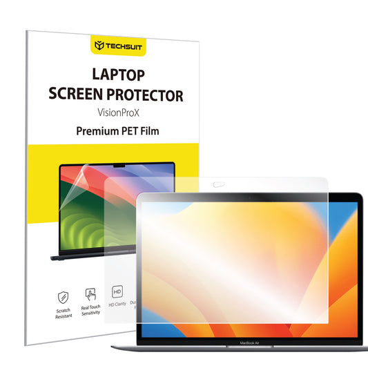Lámina Protectora de Pantalla Anti Luz Azul Techsuit VisionProX para Apple MacBook Air 13 pulgadas (2020) / (2018) / (2017), Plástico
