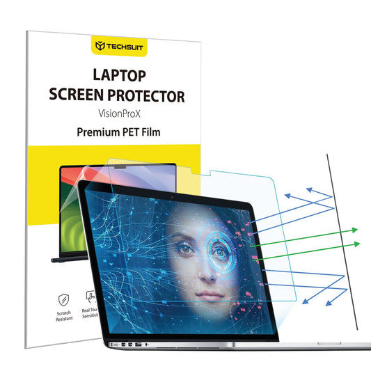 Lámina Protectora de Pantalla Anti Luz Azul Techsuit VisionProX para Apple MacBook Pro 14inch (2023), Plástico