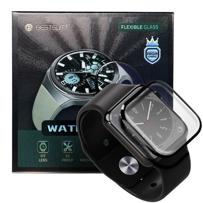 Película protectora Bestsuit para Huawei Watch 4 Pro, Cristal flexible, Negro