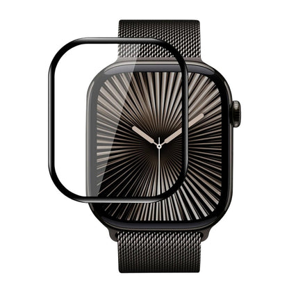 Protector Blueo High Molecule para Apple Watch Series 10 42mm, Cristal Templado, Negro