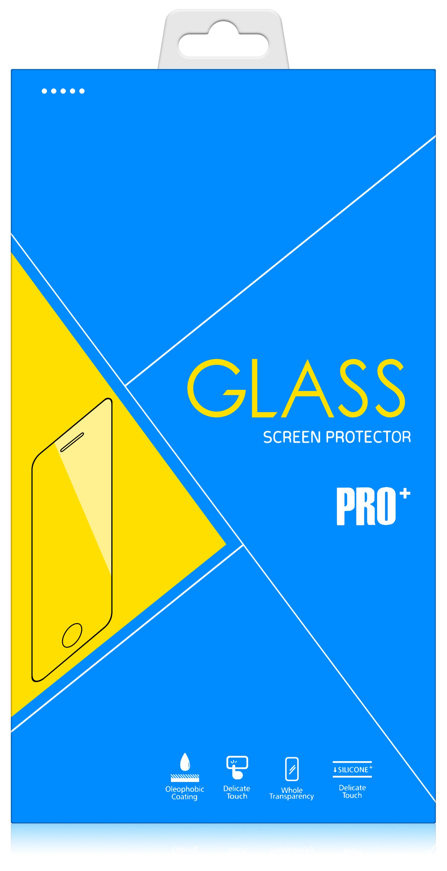 Blueline Protector de Pantalla para Nokia 1.4, Cristal, Pegamento Completo