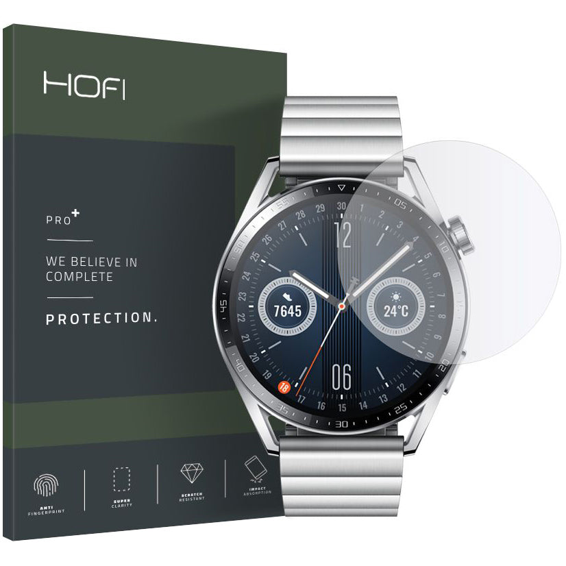 Lámina protectora HOFI PRO+ para Huawei Watch GT 3 46mm, HOFI176 Cristal protector