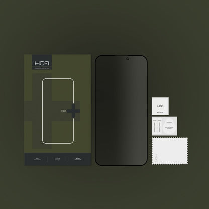 Protector de pantalla Privacy HOFI PRO+ para Apple iPhone 14 Pro, vidrio templado, adhesivo completo