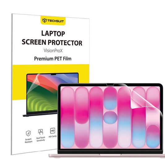 Protector de Pantalla Mate Anti Luz Azul Techsuit VisionProX para Apple MacBook Neo 13 pulgadas, Plástico