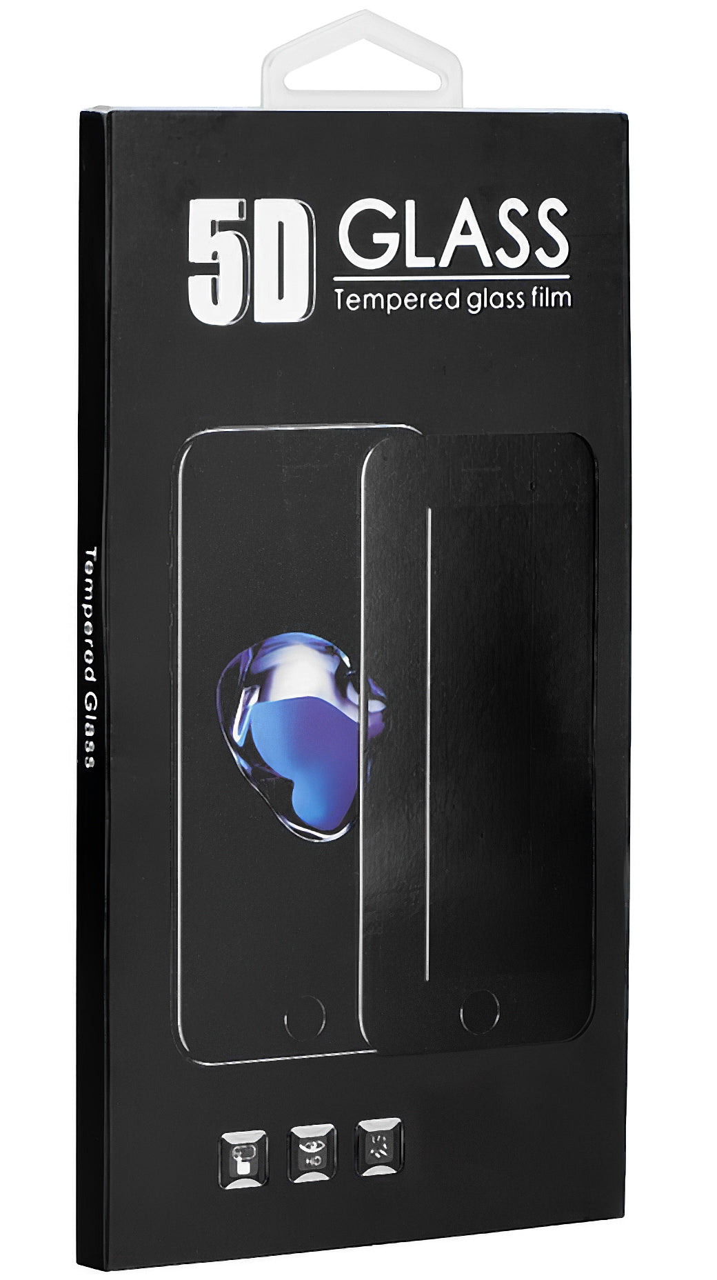 OEM Screen Protector Film for Samsung Galaxy Note10 Lite N770 / A71 A715, Tempered Glass, Full Glue, 5D, Black