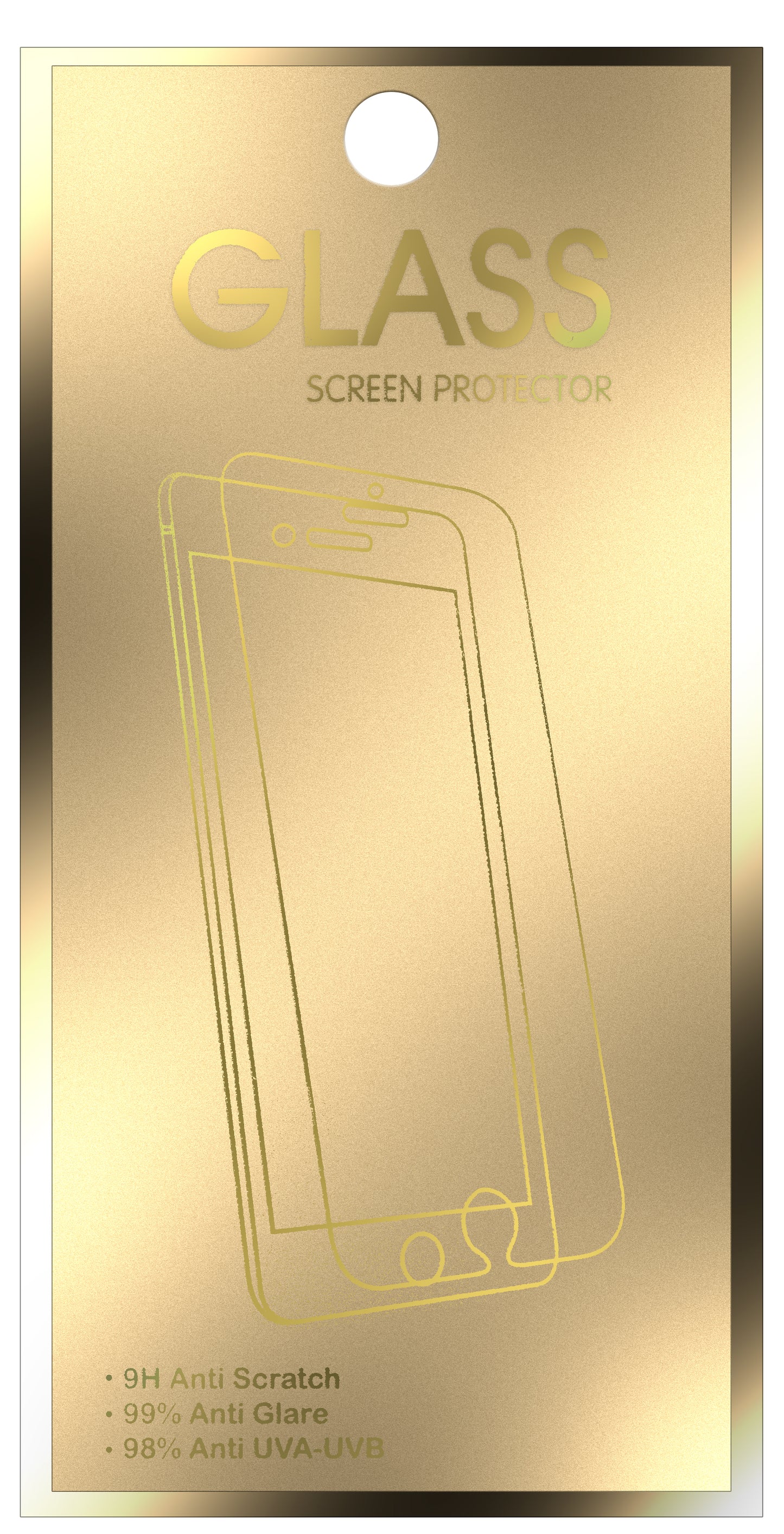 Protector de pantalla OEM Gold Edition para Samsung Galaxy A40 A405, Cristal templado, Pegado completo