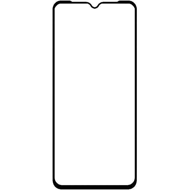 OEM Película Protectora de Pantalla para Xiaomi Redmi 9A / Xiaomi Redmi 9C, Glass Shield, Full Face, Full Glue, 5D, 0.3mm, Negro