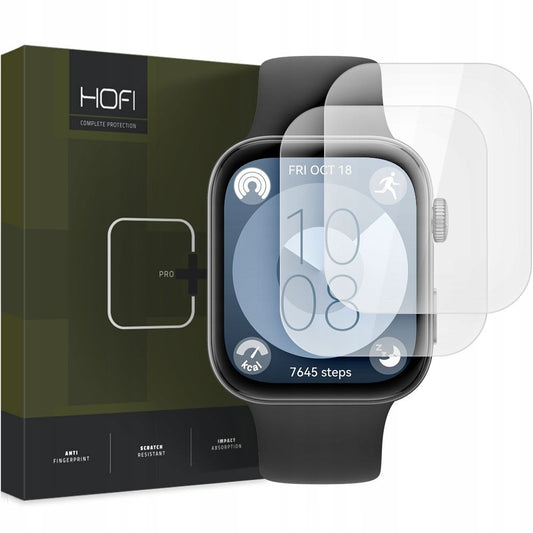 HOFI PRO+ Película protectora para Huawei Watch Fit 3, Juego 2 piezas, Plástico