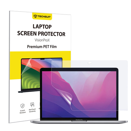 Lámina Protectora de Pantalla Mate Anti Luz Azul Techsuit VisionProX para Apple MacBook Pro 13 pulgadas (2022) / (2020) / (2019) / (2018) / (2016), Plástico