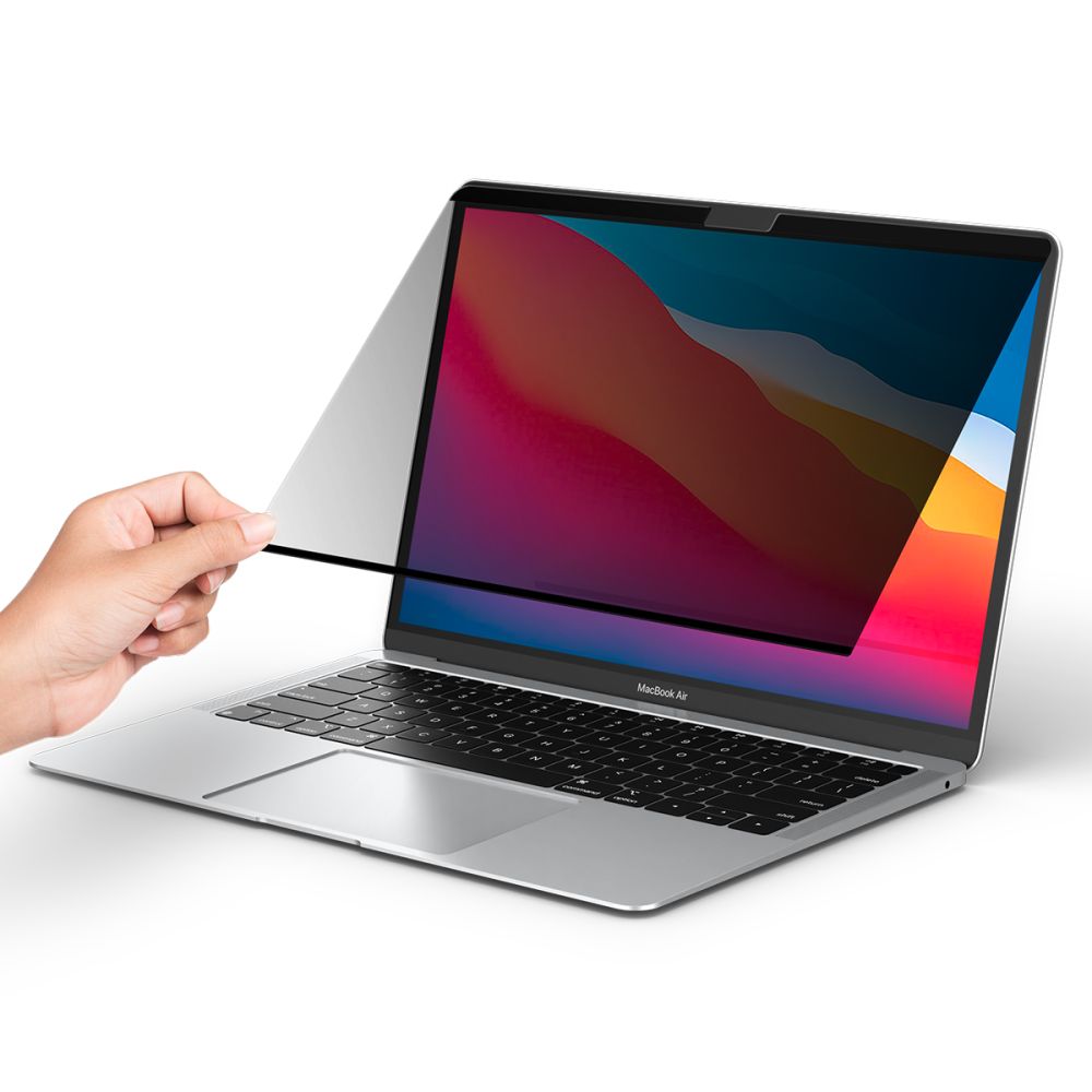 Lámina de Protección de Privacidad Spigen Safe View Magnética para Apple MacBook Air M3 13 pulgadas (2024) / (2022), Plástico AFL06253