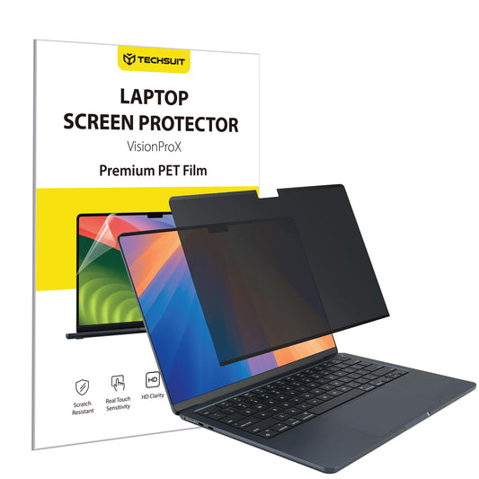 Lámina Protectora de Pantalla Privacy Techsuit VisionProX para Apple MacBook Air M4 13inch (2025), Plástico