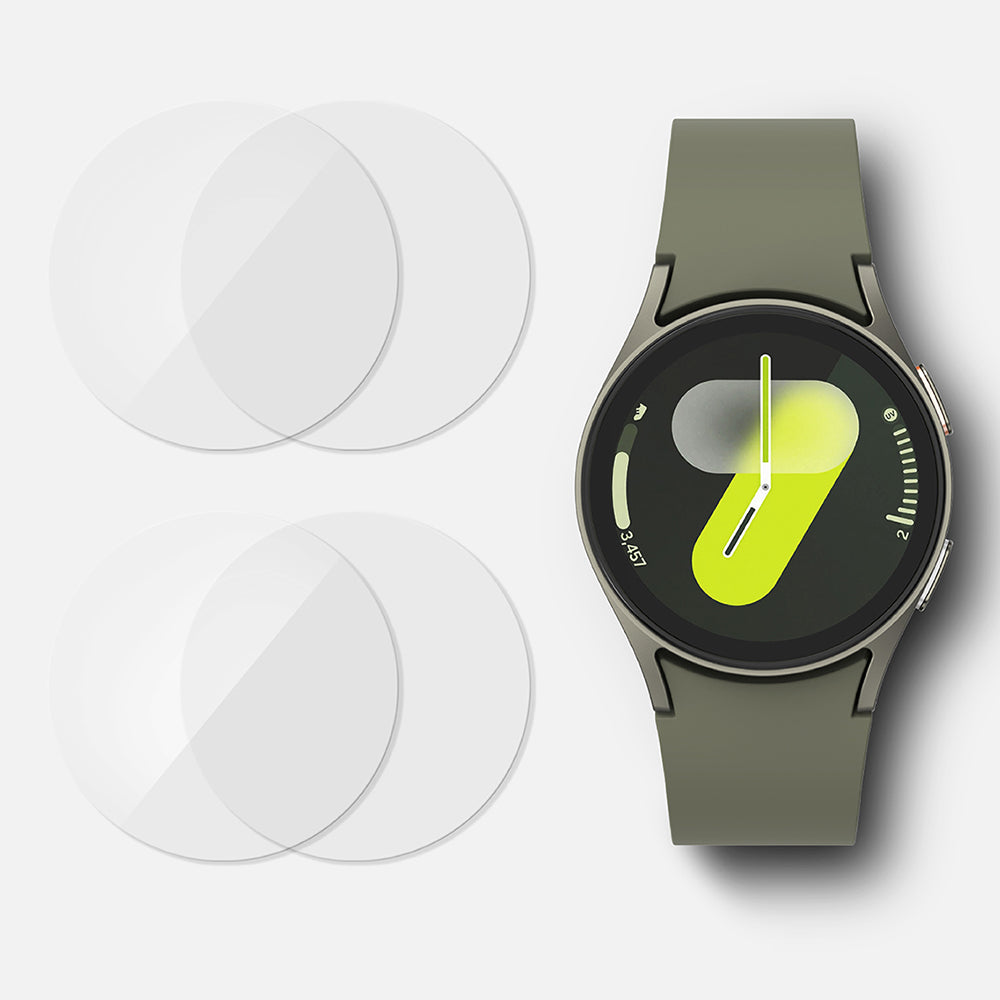 Protector de pantalla Ringke R4 para Samsung Galaxy Watch7 40mm, Set de 4 piezas, Vidrio templado