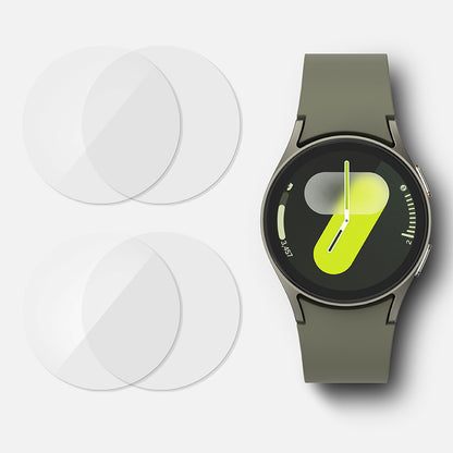 Protector de pantalla Ringke R4 para Samsung Galaxy Watch7 40mm, Set de 4 piezas, Vidrio templado