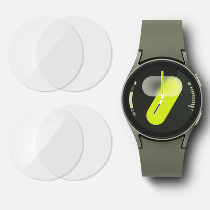 Protector de pantalla Ringke R6 para Samsung Galaxy Watch7 44mm, Set de 4 piezas, Vidrio templado