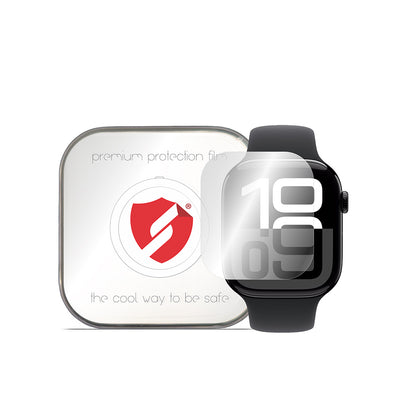 Protector de Pantalla Smart Protection Premium Classic para Apple Watch 10 46mm Series, Set de 4 piezas, Plástico