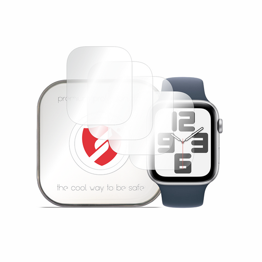 Protector de Pantalla Smart Protection Premium Classic para Apple Watch 45mm / 44mm Series, Set de 4 piezas, Plástico
