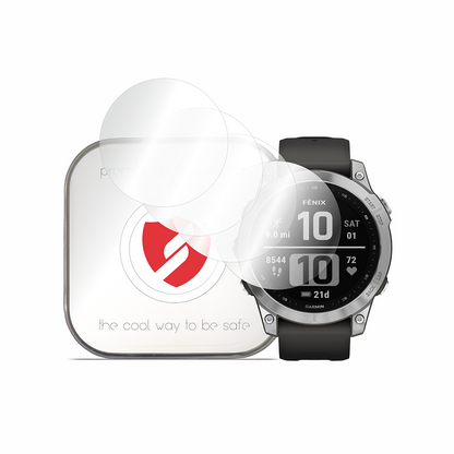 Protector Smart Protection Premium Classic para Garmin Fenix 7, Set de 4 piezas, Plástico