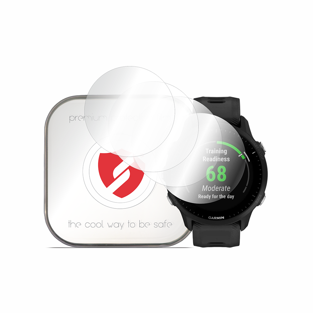 Protector de pantalla Smart Protection Premium Classic para Garmin Forerunner 955 Solar / 955, Set de 4 piezas, Plástico