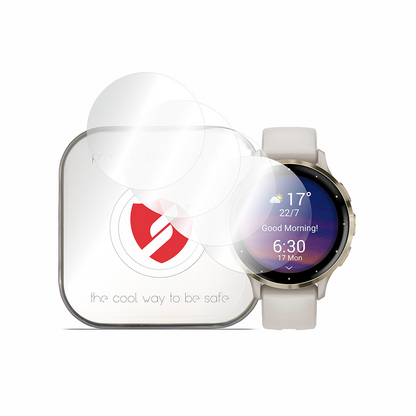 Protector de pantalla Smart Protection Premium Classic para Garmin Venu 3S, Set de 4 piezas, Plástico