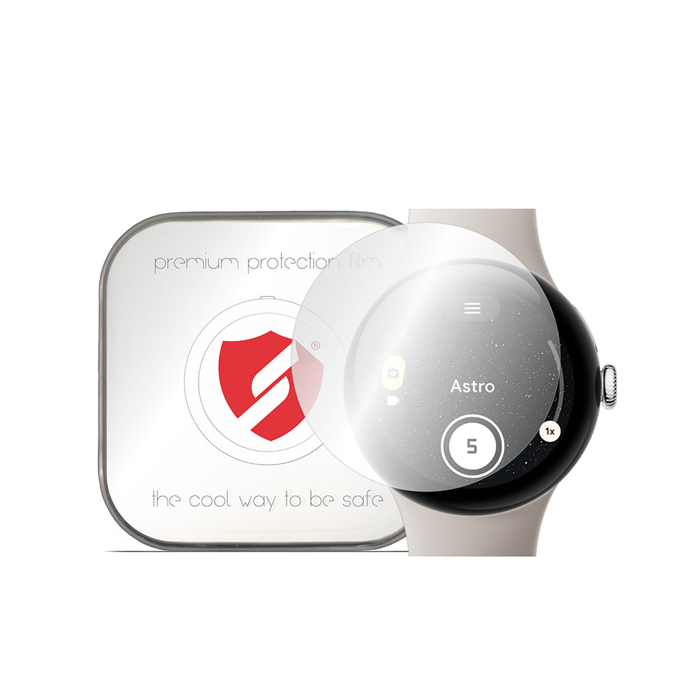 Protector de Pantalla Smart Protection Premium Classic para Google Pixel Watch 3 45mm, Set de 4 piezas, Plástico