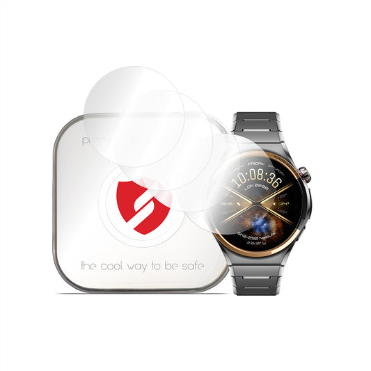 Protector de pantalla Smart Protection Premium Classic para Huawei Watch 6 Pro de 46 mm, plástico, set de 4 unidades