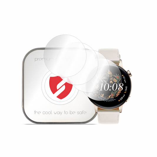 Protector de pantalla Smart Protection Premium Classic para Huawei Watch GT 3 42mm, Set de 4 piezas, Plástico