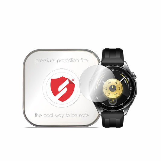 Protector de Pantalla Smart Protection Premium Classic para Huawei Watch GT 6 46mm, Set de 4 piezas, Plástico