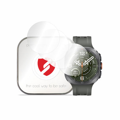 Protector de Pantalla Smart Protection Premium Classic para Samsung Galaxy Watch Ultra2, Plástico, Set de 4 piezas