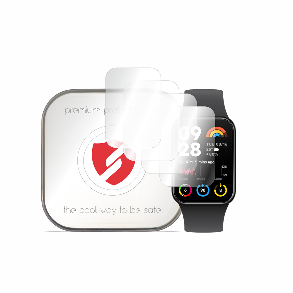 Protector de Pantalla Smart Protection Premium Classic para Xiaomi Smart Band 8 Pro, Set de 4 piezas, Plástico
