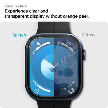 Spigen Elite Shield EZ FIT para Apple Watch 46mm Series, Juego 2 piezas, Plástico AFL08579 