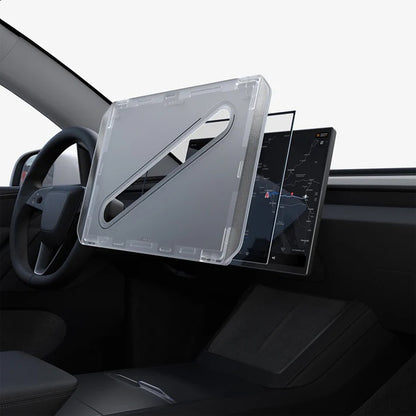 Protector de pantalla Spigen GlastR EZ FIT para Navegación Tesla Y 2026 Premium / Performance, Vidrio Templado AGL10820