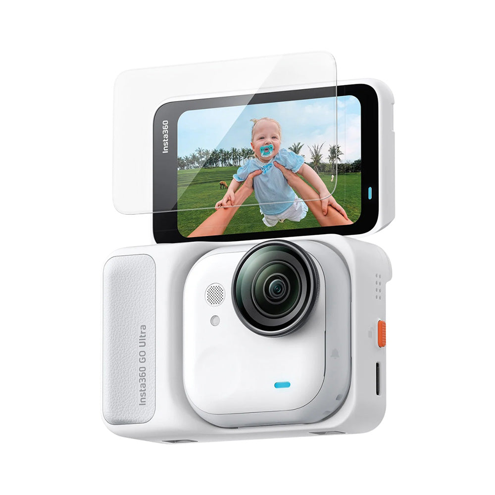 Protector de Pantalla Spigen GlastR Slim para Insta360 Go Ultra, Cristal Templado, Set de 2 piezas AGL11171