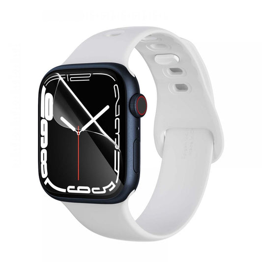 Película Protectora Spigen Neo Flex para Apple Watch 45mm / 44mm / 42mm Series, Set de 3 piezas, Plástico AFL04049