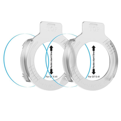 Tech-Protect Easy Set+ Screen Protector for Huawei Watch GT 5 41mm, 2-Piece Set, Tempered Glass