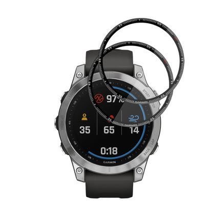 Folie de Protección Techsuit Nano Flex para Garmin Fenix 7, Set de 2 piezas, Plástico, Negra