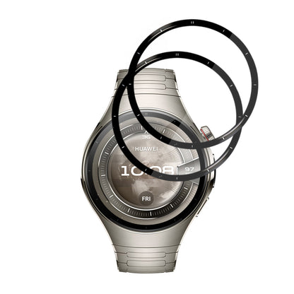 Folie de Protección Techsuit Nano Flex para Huawei Watch 5 46mm, Set de 2 piezas, Plástico, Negra