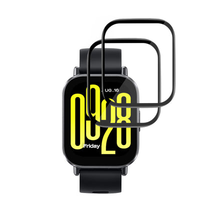 Folie de Protección Techsuit Nano Flex para Xiaomi Redmi Watch 5 Active, Set de 2 piezas, Plástico, Negra